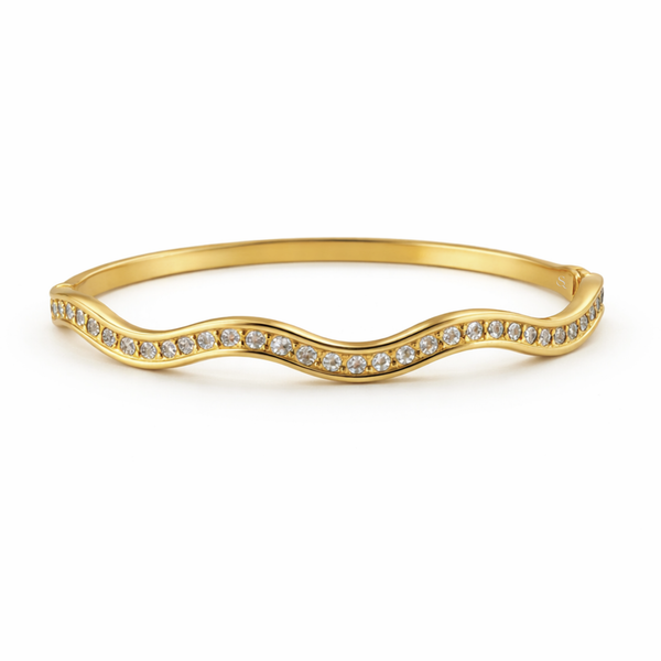 Eterna Bangle Guldbelagt