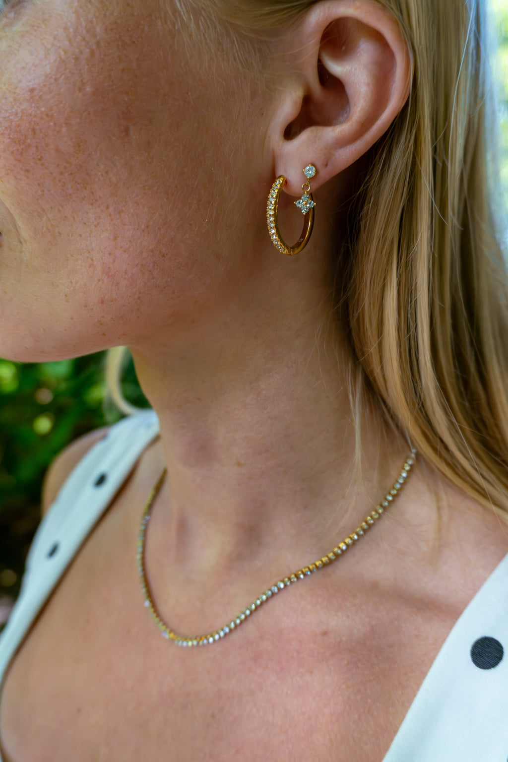 Stellar Hoops Guldbelagt