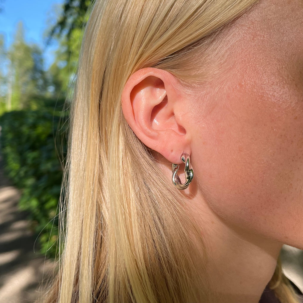 Aveline Hoops Guldbelagt