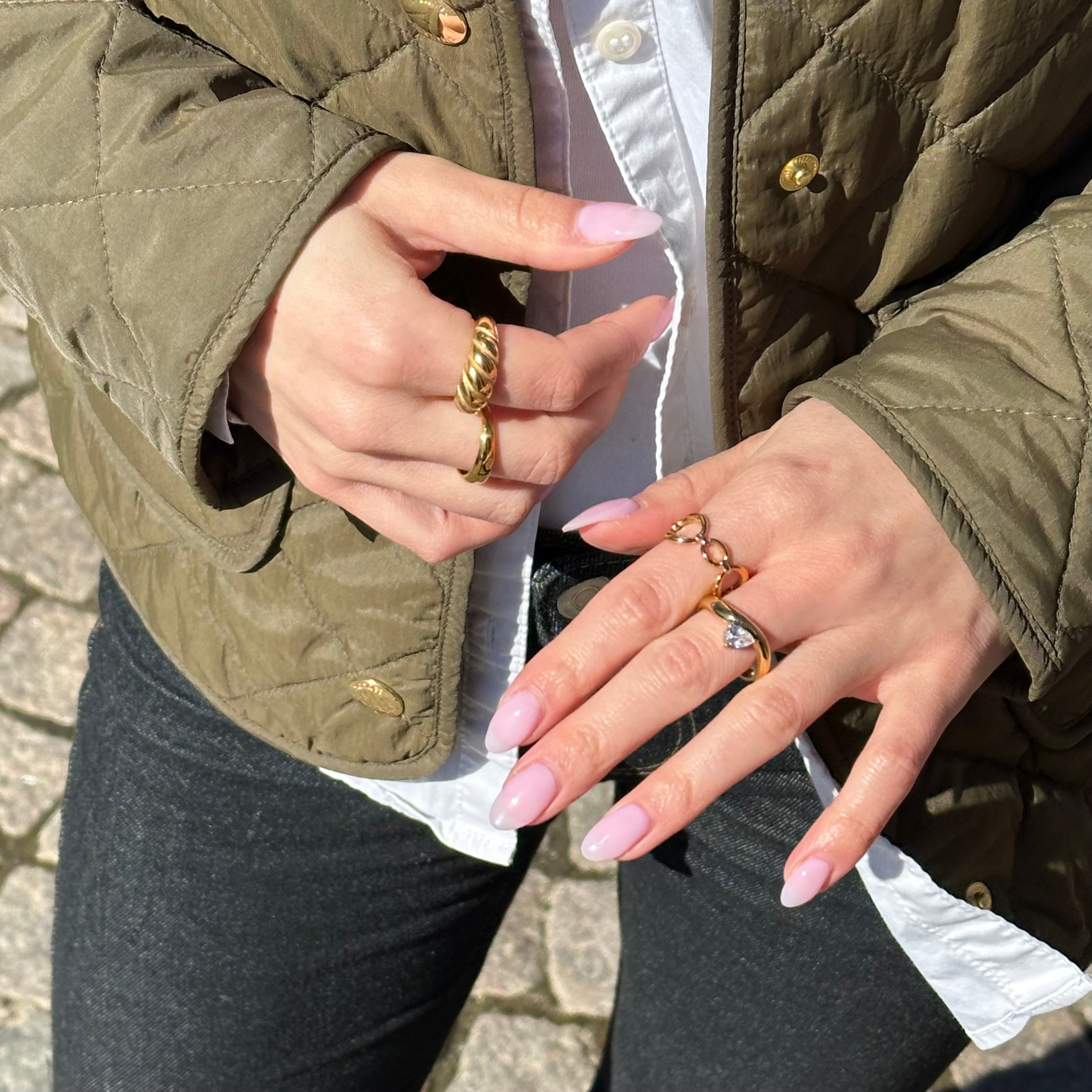 Florence Ring Guldbelagt