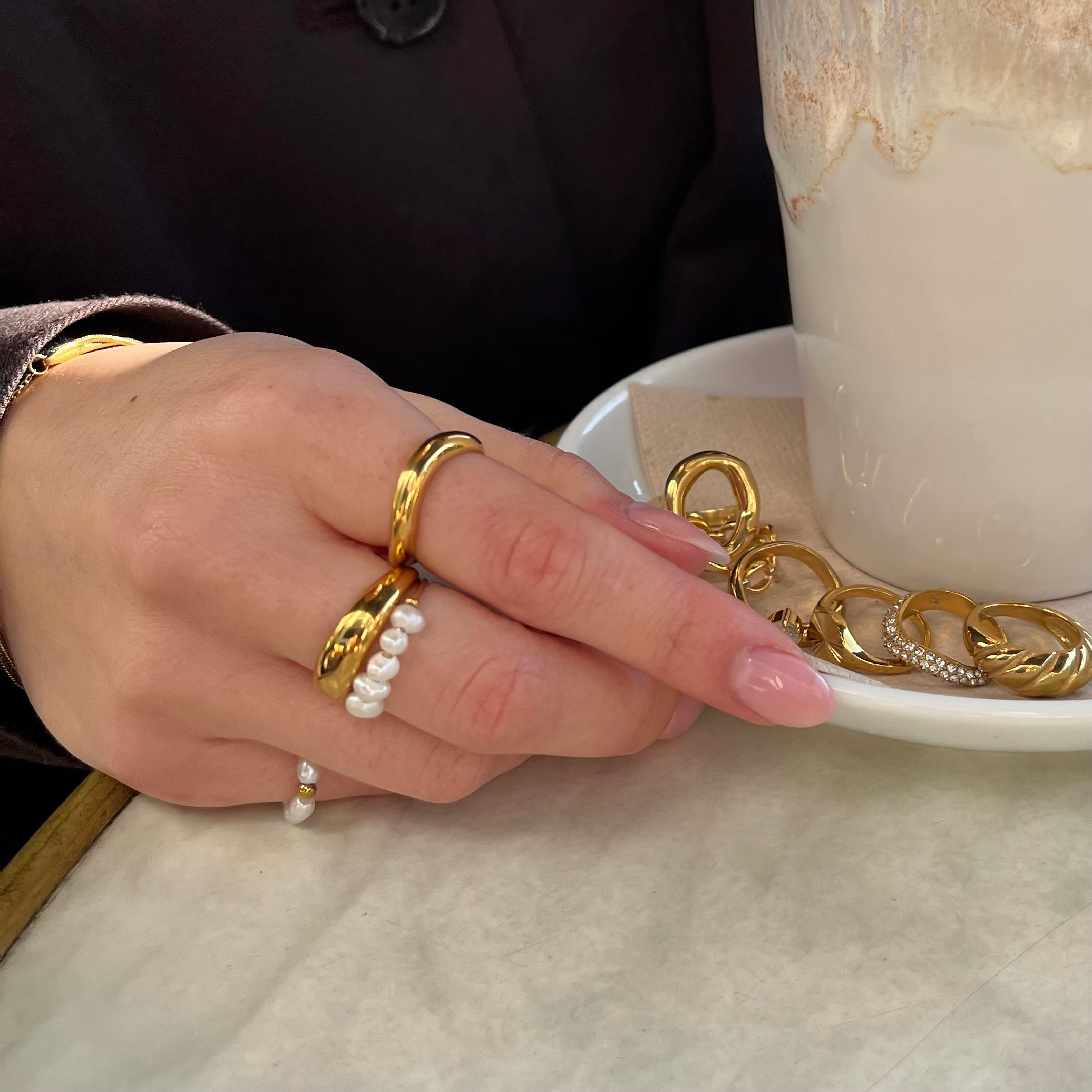 Amora Ring Guldbelagt