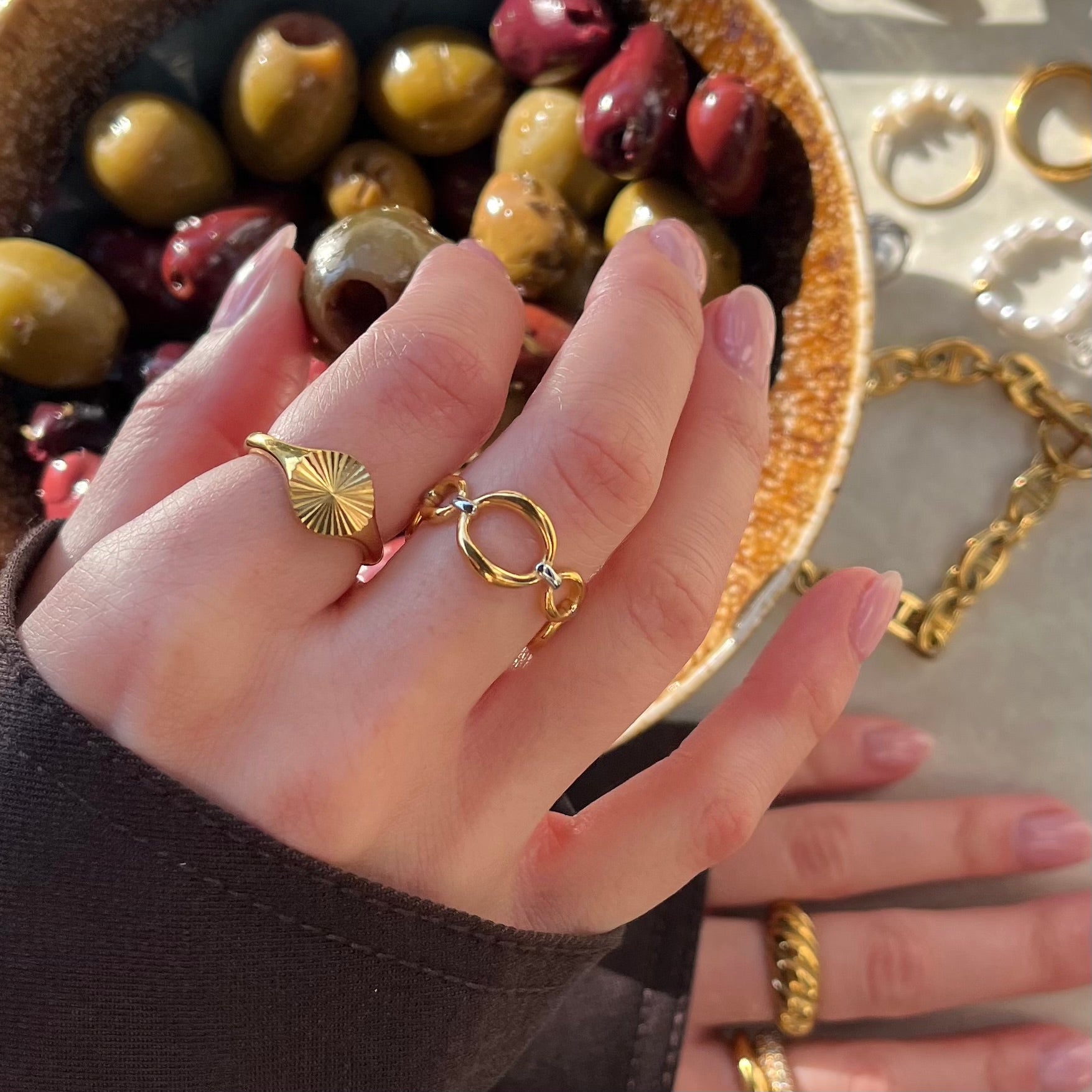 Florence Ring Guldbelagt