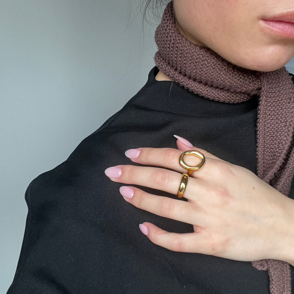 Amora Ring Guldbelagt