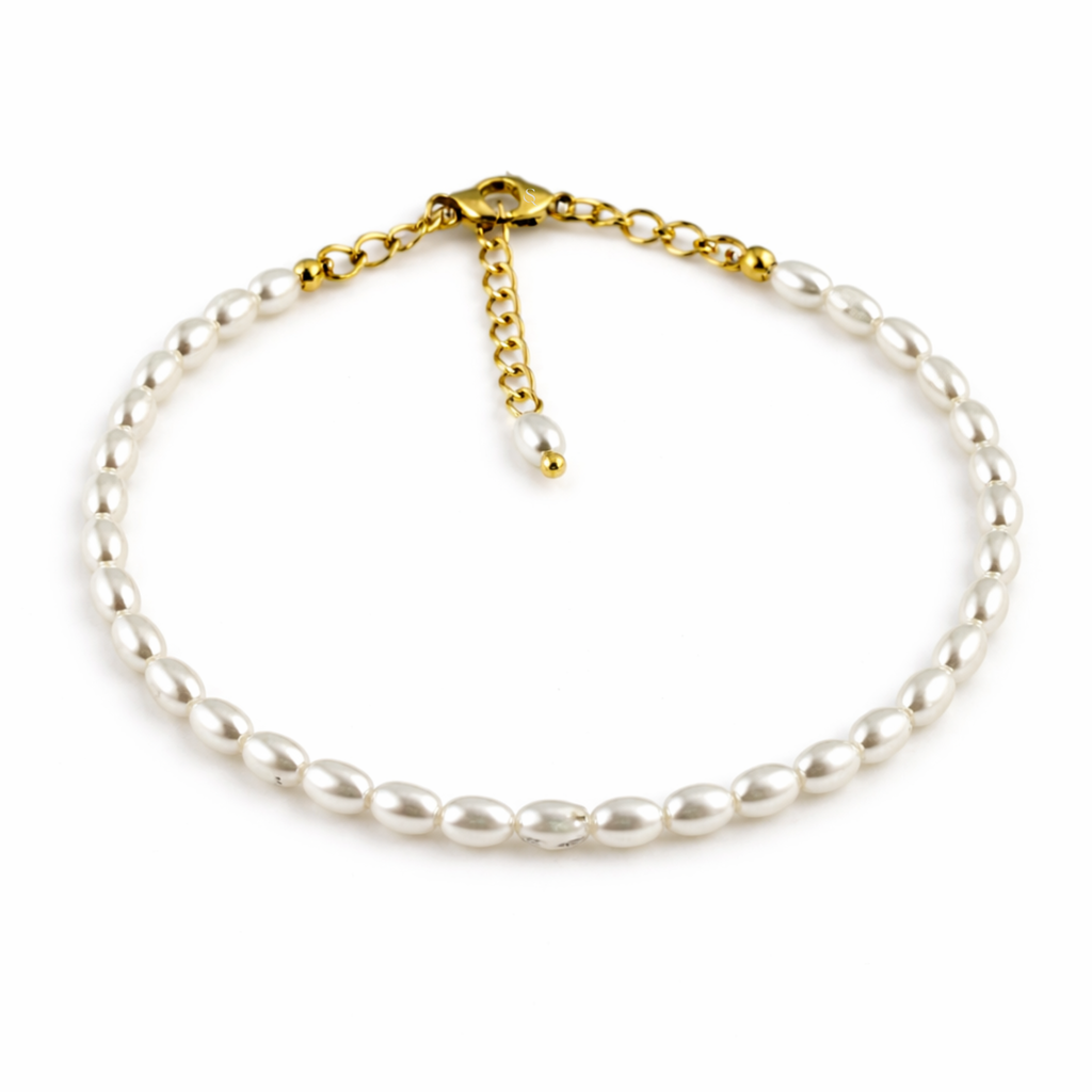 Pure Pearl Armbånd Guldbelagt