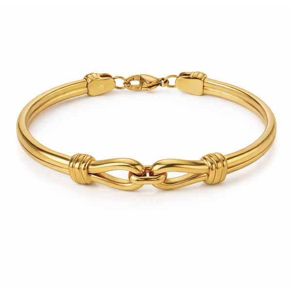 Siena Bangle Guldbelagt
