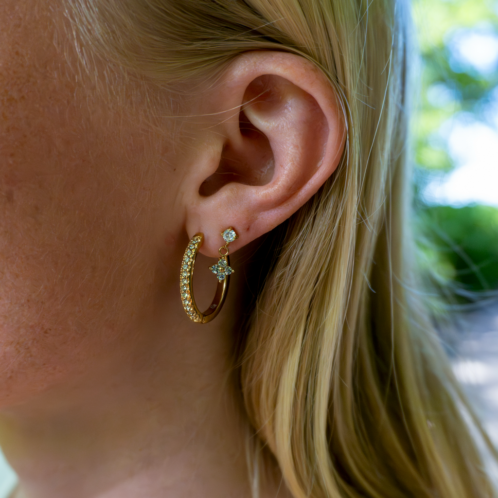 Stellar Hoops Guldbelagt