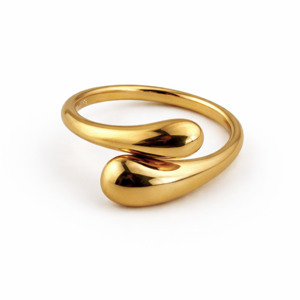 Sora Ring - Onesize Guldbelagt