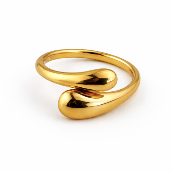 Sora Ring - Onesize Guldbelagt