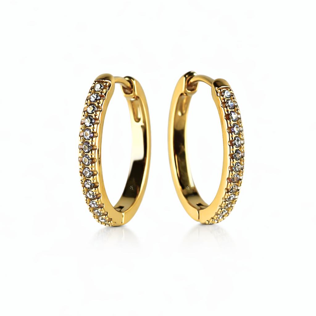 Stellar Hoops Guldbelagt